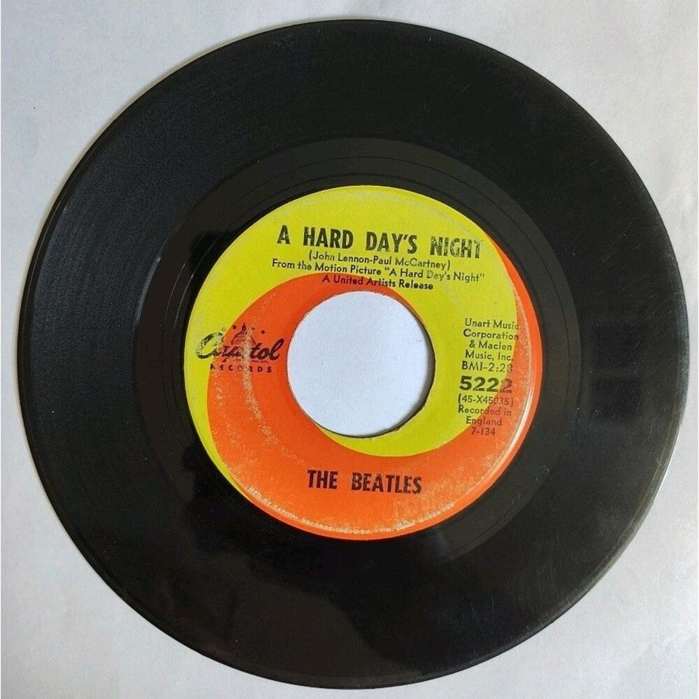 The Beatles A Hard Day's Night / I Should Have Know Better Capitol 45 rpm #5222